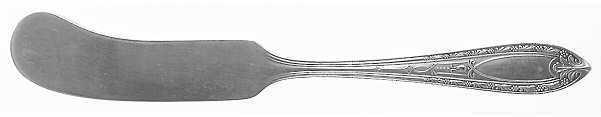Chateau (Sterling, 1923) Flat Handle Butter Spreader