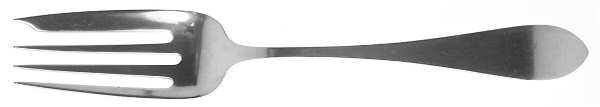 Colonial (Sterling, 1907) Small Solid Cold Meat Serving Fork