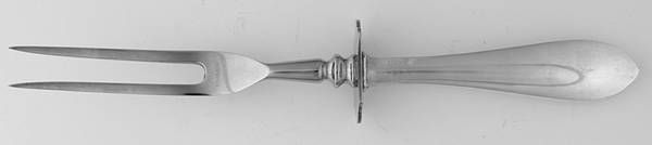 Colonial (Sterling, 1907) Small Steak Carving Fork with Stainless Prongs