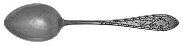 Colonial A-Engraved (Sterling, 1907) Demitasse Spoon