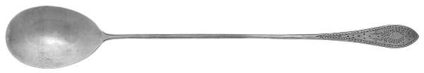 Colonial A-Engraved (Sterling, 1907) Individual Long Handled Lemonade Spoon