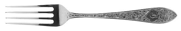 Colonial B-Engraved (Sterling, 1907) Fork