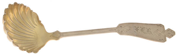 Diamond (Sterling, 1880) Solid Gravy Ladle