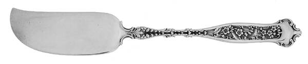 Dresden (Sterling, 1896) Small Flat Handled Butter Spreader