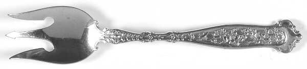 Dresden (Sterling, 1896) Large Individual Terrapin Fork by Whiting Manf Co