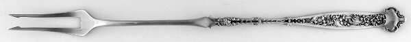 Dresden (Sterling, 1896) Long Handle Olive Fork by Whiting Manf Co