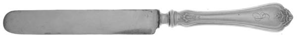 Duchess (Sterling, 1906) Monogram Blunt Hollow Knife w/Bolster