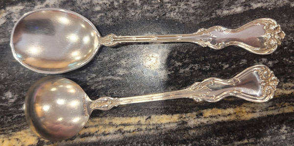 Duke of York (Sterling, 1900) Round Bowl Soup Spoon (Cream Soup)