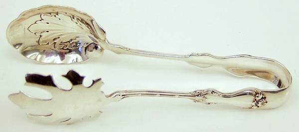 Duke of York (Sterling, 1900) Large Ice Serving Tongs