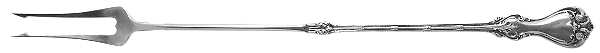 Duke of York (Sterling, 1900) Long Handle Olive Fork