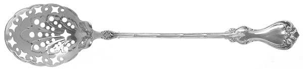 Duke of York (Sterling, 1900) Pierced Bowl Short Handle Olive Spoon