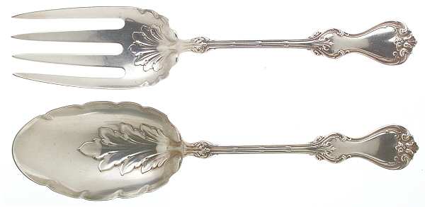 Duke of York (Sterling, 1900) (2 Pc) Solid Salad Set