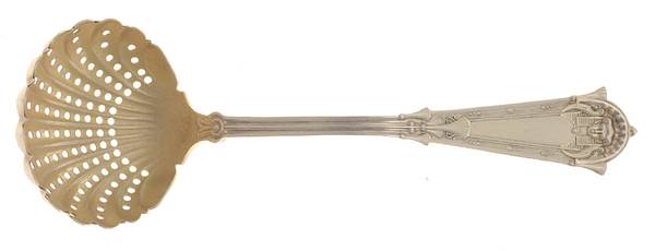 Egyptian (Sterling, 1875) Large Sugar Sifter by Whiting Manf Co