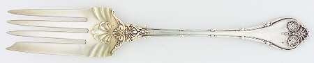 Empire (Sterling, 1892) Medium Solid Cold Meat Serving Fork