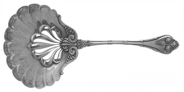 Empire (Sterling, 1892) Solid Bon Bon Spoon with Pierced Bowl by Whiting Manf Co