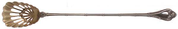Empire (Sterling, 1892) Pierced Bowl Long Handle Olive Spoon