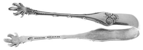 Empire (Sterling, 1892) Small Sugar Tongs