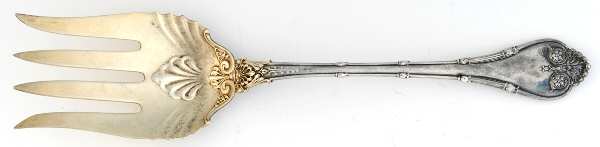 Empire (Sterling, 1892) Solid Salad Serving Fork