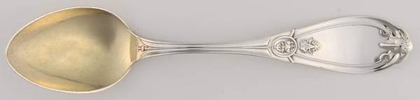 Grecian (Sterling, 1862, No Monograms) Five O'Clock Teaspoon