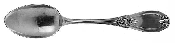 Grecian (Sterling, 1862, No Monograms) Dessert/Oval Soup Spoon