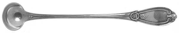 Grecian (Sterling, 1862, No Monograms) Mustard Spoon