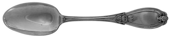 Grecian (Sterling, 1862, No Monograms) Tablespoon (Serving Spoon)