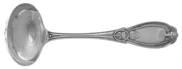 Grecian (Sterling, 1862, No Monograms) Solid Gravy Ladle
