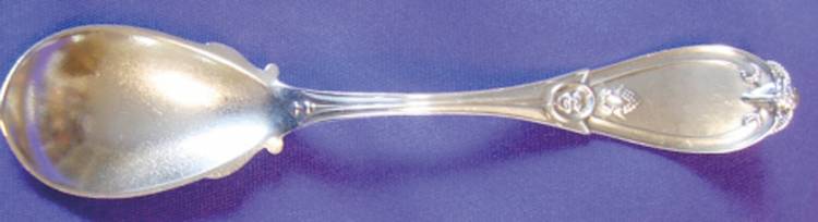 Grecian (Sterling, 1862, No Monograms) Sugar Spoon