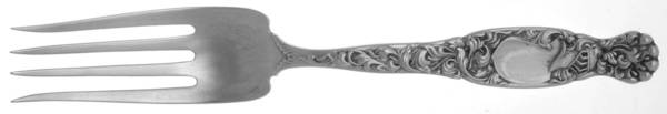 Heraldic (Sterling, 1880) Large Chipped Beef Fork