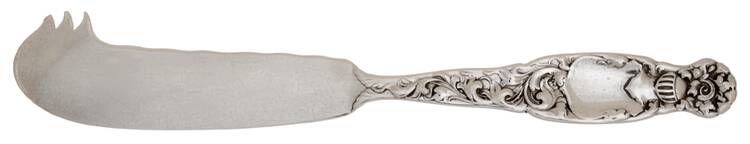 Heraldic (Sterling, 1880) Solid Serving Cheese Knife