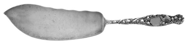 Heraldic (Sterling, 1880) Large Solid Fish Serving Knife