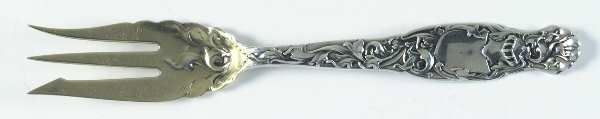Heraldic (Sterling, 1880) Old Style Pickle Fork