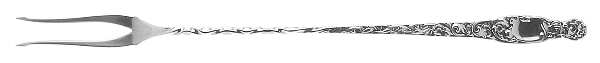 Heraldic (Sterling, 1880) Long Handle Olive Fork