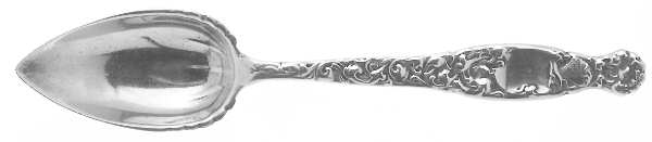 Heraldic (Sterling, 1880) Orange Spoon