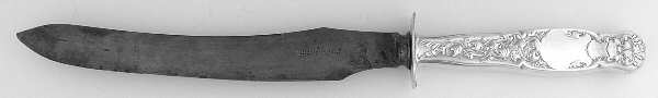 Heraldic (Sterling, 1880) Large Carving/Roast Knife StnlBl w/Sterling Guard