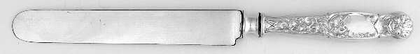 Heraldic (Sterling, 1880) Blunt Hollow Knife with Bolster