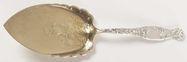 Heraldic (Sterling, 1880) Large Solid Pie Knife by Whiting Manf Co