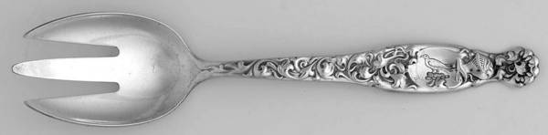 Heraldic (Sterling, 1880) Ice Cream Fork