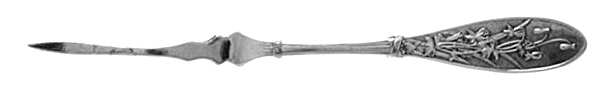Honeysuckle (Silverplate, 1885) Solid Nut Pick