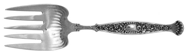 Hyperion (Sterling, 1888) Small Solid Tined Sardine Serving Fork