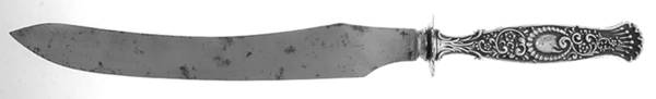 Hyperion (Sterling, 1888) Large Carving/Roast Knife StnlBl w/Sterling Guard