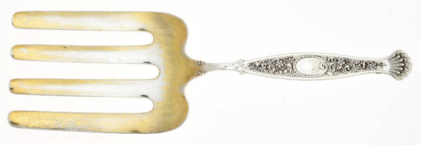 Hyperion (Sterling, 1888) Large Solid Asparagus Serving Fork
