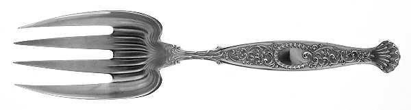 Hyperion (Sterling, 1888) Solid Salad Serving Fork