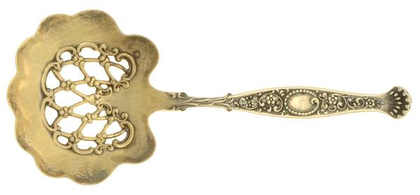 Hyperion (Sterling, 1888) Solid Bon Bon Spoon with Pierced Bowl