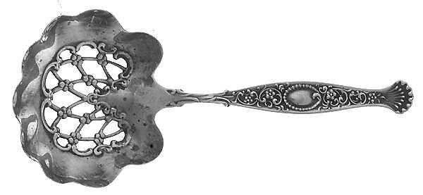 Hyperion (Sterling, 1888) Solid Bon Bon Spoon with Pierced Bowl