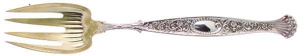 Hyperion (Sterling, 1888) Oversize Solid Salad Servng Fork