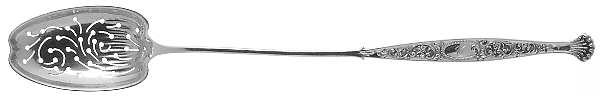 Hyperion (Sterling, 1888) Pierced Bowl Long Handle Olive Spoon
