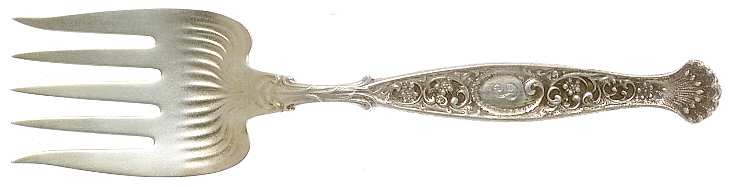 Hyperion (Sterling, 1888) Large Solid Tined Sardine Serving Fork