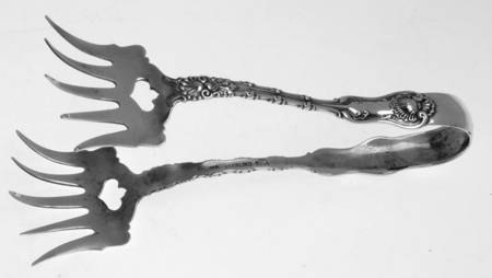 Imperial Queen (Sterling, 1893) Large Solid Sandwich Tongs