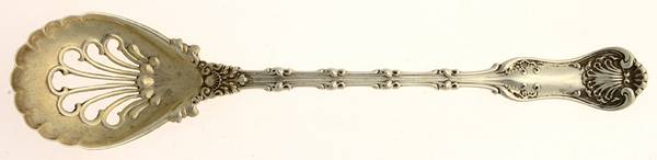Imperial Queen (Sterling, 1893) Pierced Bowl Short Handle Olive Spoon